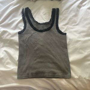 brandy melville lace tank top